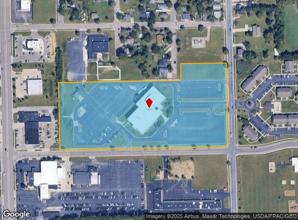  1040 S Winter St, Adrian, MI Parcel Map