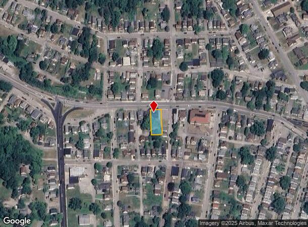  805 New Castle St, Butler, PA Parcel Map