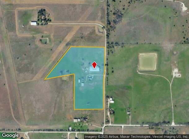 8317 Morgan Trail Rd, Justin, TX Parcel Map