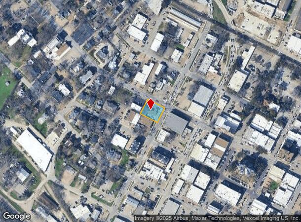  401 W Main St, Waxahachie, TX Parcel Map