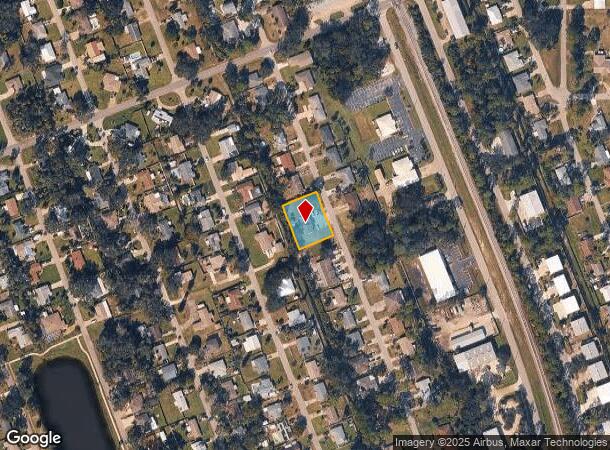 2628 India Palm Dr, Edgewater, FL Parcel Map
