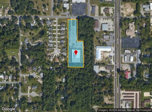  5420 Hickory St, Panama City, FL Parcel Map