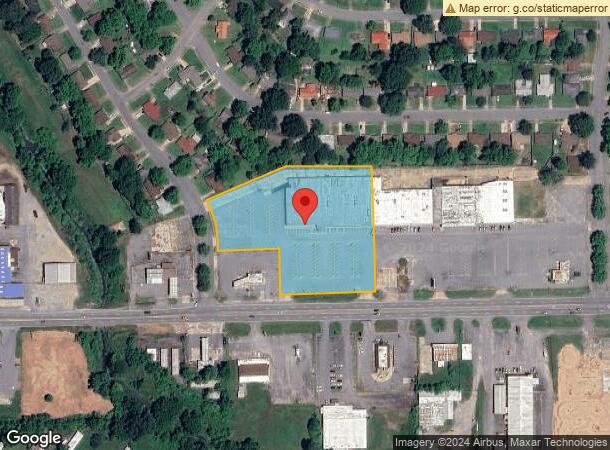  1605 E Harding Ave, Pine Bluff, AR Parcel Map