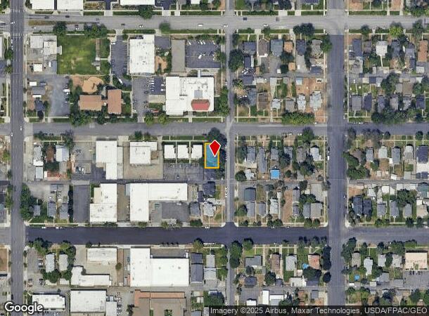  1725 N Lidgerwood St, Spokane, WA Parcel Map