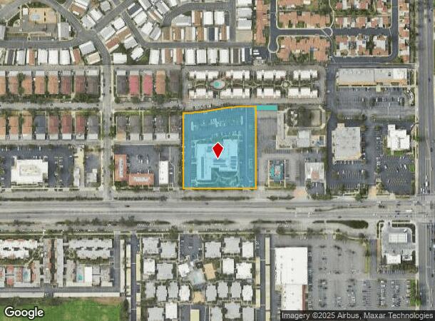 1317 W Foothill Blvd, Upland, CA Parcel Map