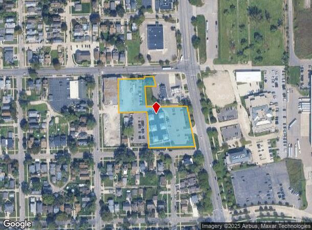 2070 Biddle Ave, Wyandotte, MI Parcel Map