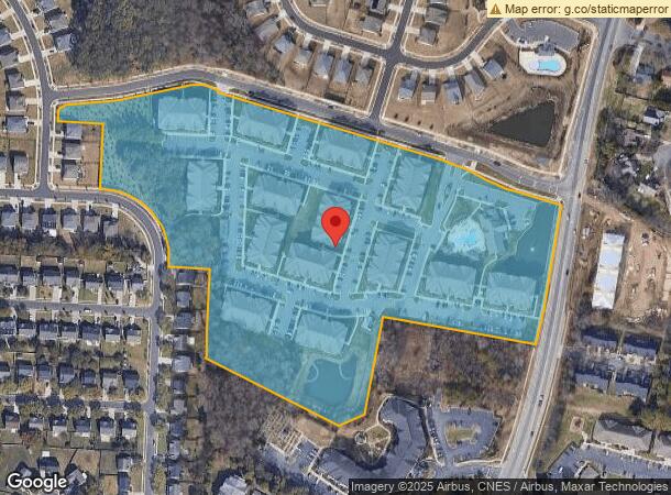  9606 Glenbridge Way, Charlotte, NC Parcel Map