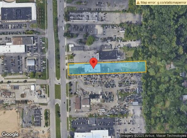  21380 Telegraph Rd, Southfield, MI Parcel Map