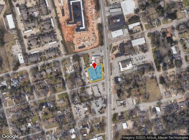 1505 N Frazier St, Conroe, TX Parcel Map