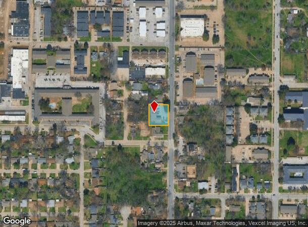818 N Oak St, Arlington, TX Parcel Map