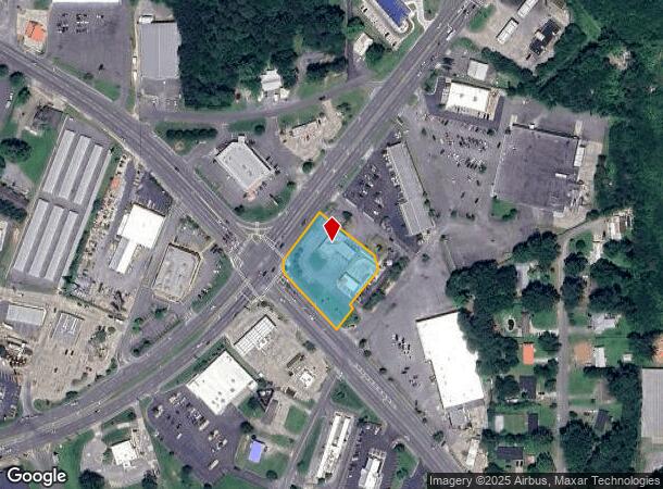  2500 E Walnut Ave, Dalton, GA Parcel Map