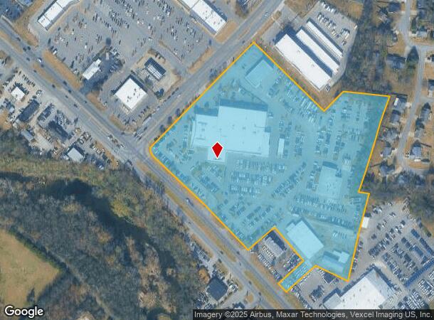 1550 Nw Broad St, Murfreesboro, TN Parcel Map