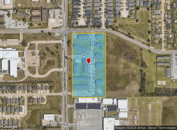  9700 Mesa Dr, Houston, TX Parcel Map