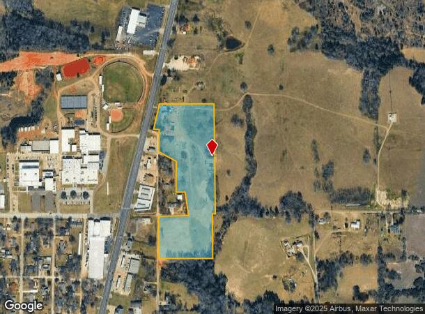  980 N Frankston Hwy, Frankston, TX Parcel Map