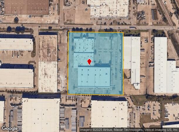  1201 W Crosby Rd, Carrollton, TX Parcel Map