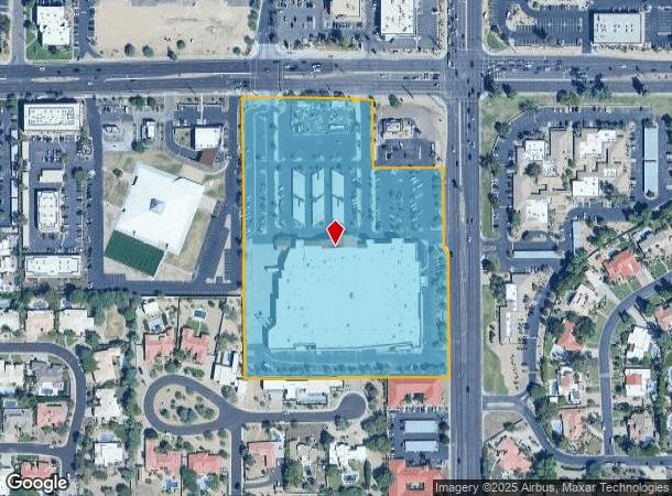 4707 E Shea Blvd, Phoenix, AZ Parcel Map