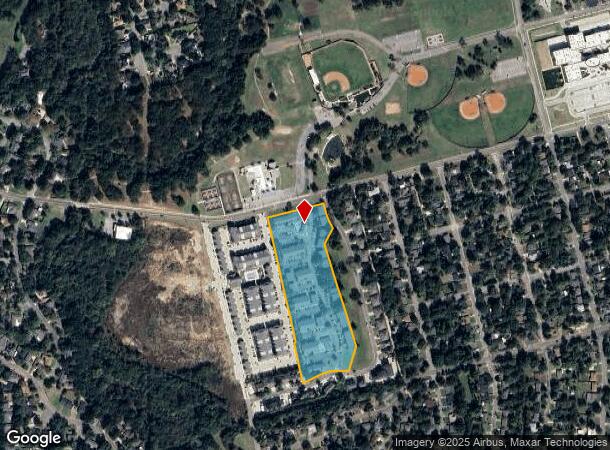 1200 W Taylor St, Sherman, TX Parcel Map