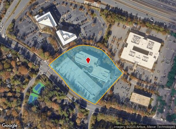 1881 Campus Commons Dr, Reston, VA Parcel Map