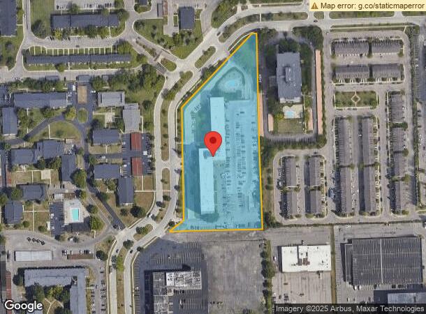  23300 Providence Dr, Southfield, MI Parcel Map