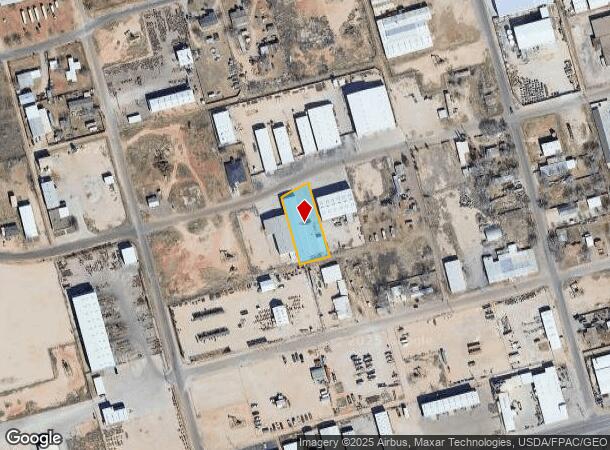  2121 W 44Th St, Odessa, TX Parcel Map