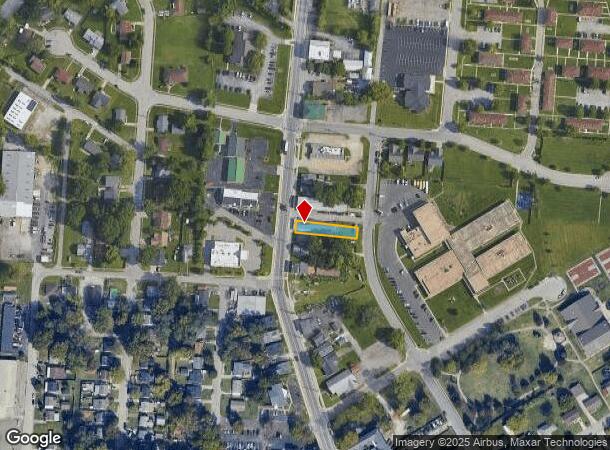 1608 Spring St, Jeffersonville, IN Parcel Map