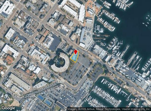  2725 Shelter Island Dr, San Diego, CA Parcel Map