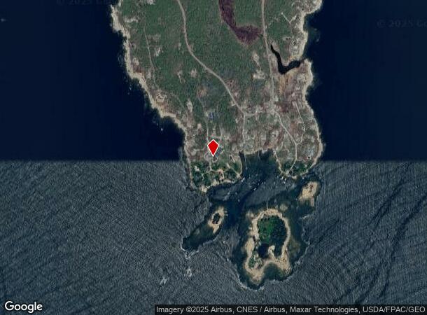 60 Newagen Colony, Newagen, ME Parcel Map