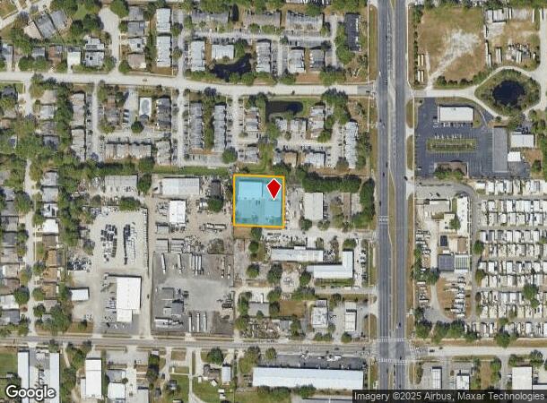 6677 Treeland Ave, Largo, FL Parcel Map