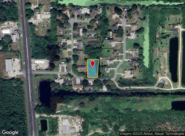  132 Gator Dr, Merritt Island, FL Parcel Map
