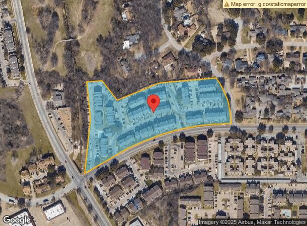  1080 Doral Dr, Fort Worth, TX Parcel Map