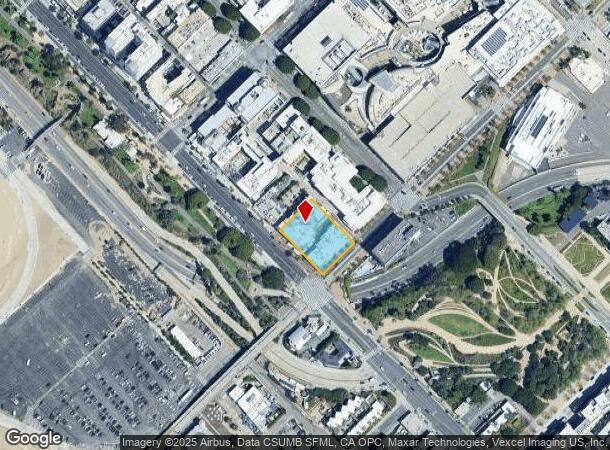 1551 Ocean Ave, Santa Monica, CA Parcel Map