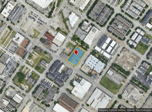  908 Live Oak St, Houston, TX Parcel Map