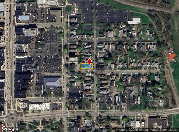 203 N Clinton St, Olean, NY Parcel Map