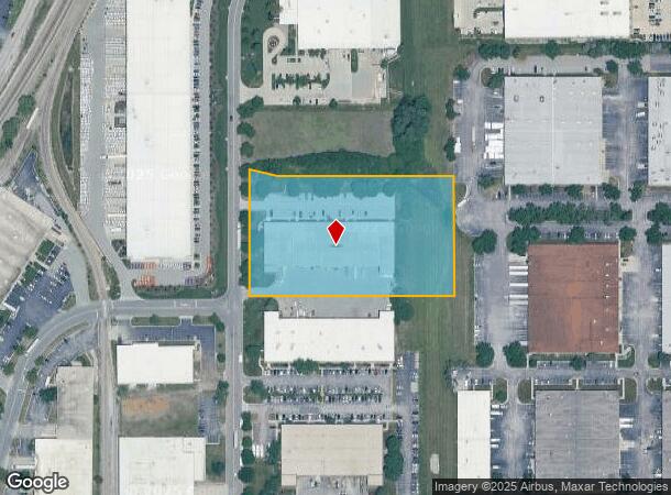 9777 Widmer Rd, Lenexa, KS Parcel Map