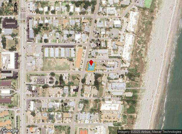 6100 Ridgewood Ave, Cocoa Beach, FL Parcel Map