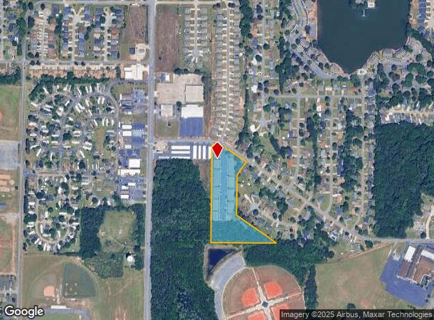 613 Greenbriar Rd, Warner Robins, GA Parcel Map