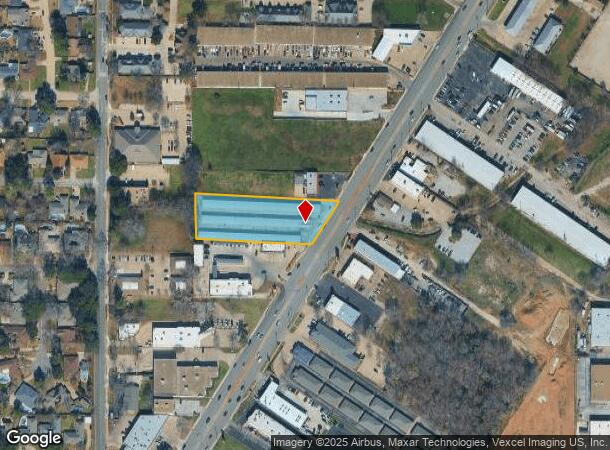  3016 S Cooper St, Arlington, TX Parcel Map