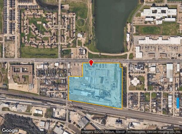 2600 Singleton Blvd, Dallas, TX Parcel Map