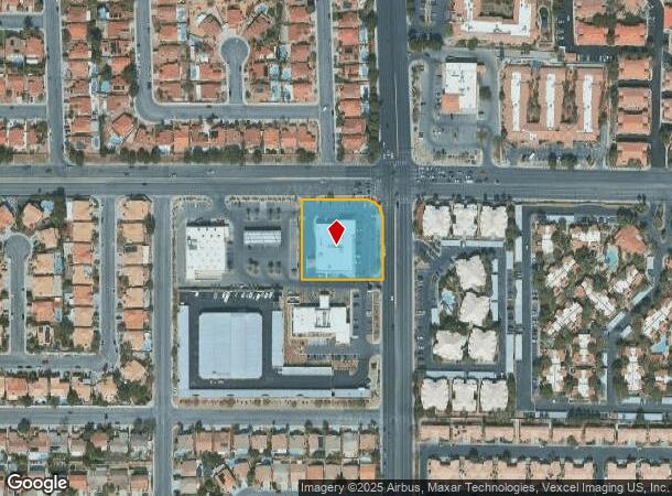  9425 W Desert Inn Rd, Las Vegas, NV Parcel Map