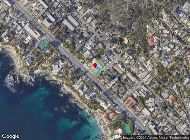  222 Arch St, Laguna Beach, CA Parcel Map