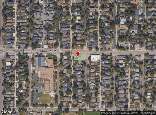  628 E Evans Ave, Denver, CO Parcel Map