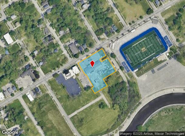  921 University Ave, Flint, MI Parcel Map