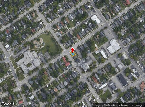  1302 E Oak St, New Albany, IN Parcel Map