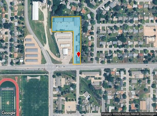  908 E 17Th Ave, Hutchinson, KS Parcel Map