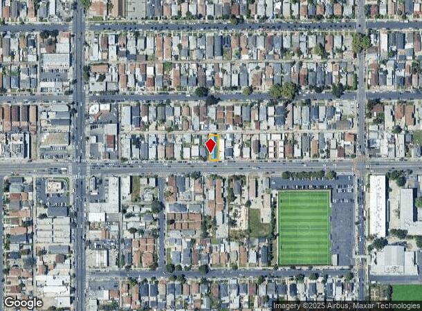 711 E Vernon Ave, Los Angeles, CA Parcel Map