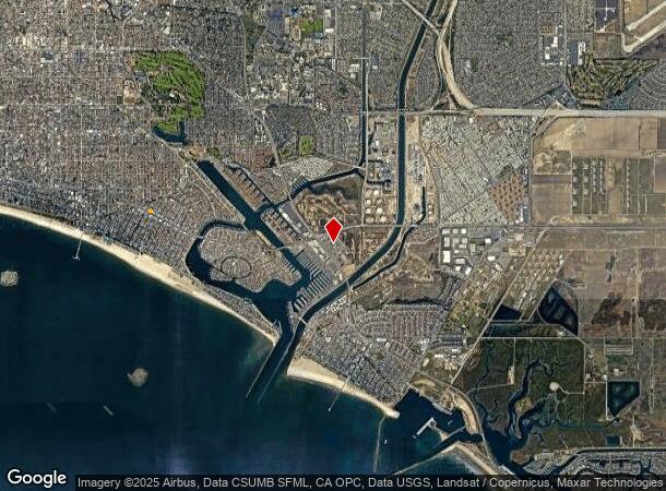  6411 E Pacific Coast Hwy, Long Beach, CA Parcel Map