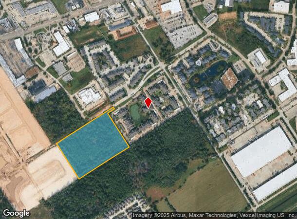 17111 Hafer Rd, Houston, TX Parcel Map