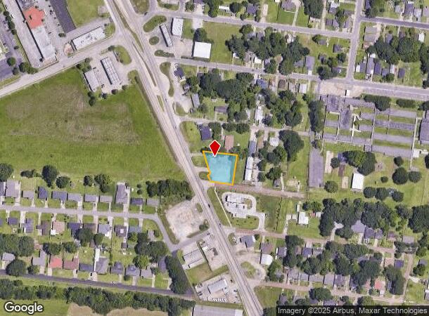  1332 N University Ave, Lafayette, LA Parcel Map