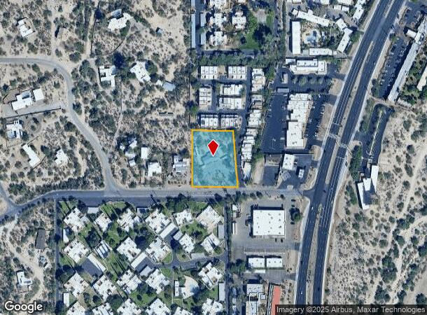  616 W Las Lomitas Rd, Tucson, AZ Parcel Map