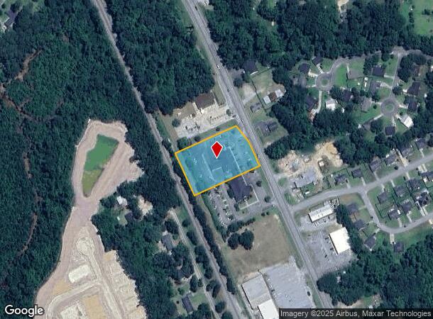  802 S Laurel St, Springfield, GA Parcel Map